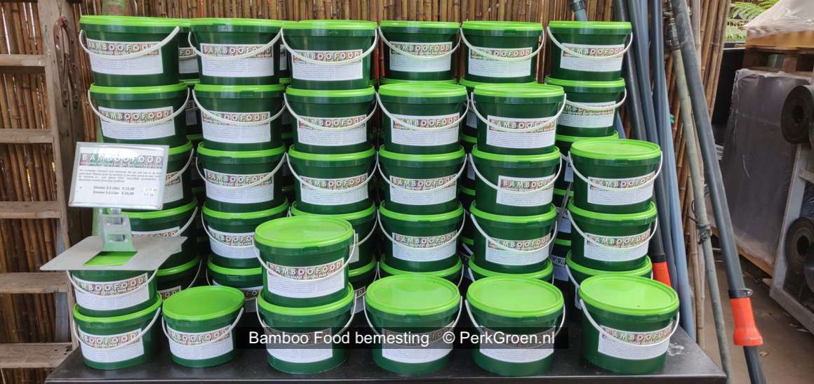 Bamboemest 2 emmers BambooFood op voorraad op de kwekerij small PerkGroen nl